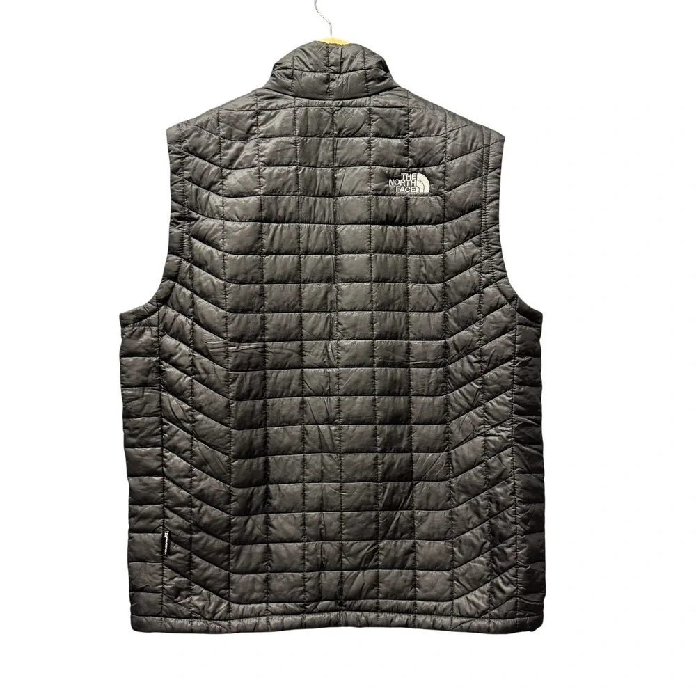 The North Face Trekker Vest Mens Large ThermoBall Eco Black Puffer Full Zip